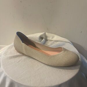 Rothy’s Gold Fleck Ballet Flats